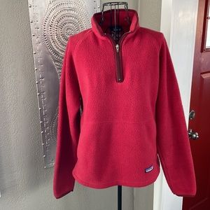 Patagonia Fleece Pullover - Women’s size Medium - Red